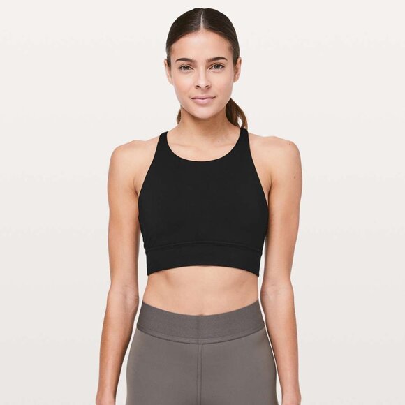 Lululemon Ride & Reflect Black Sports Bra - Size 6 - Picture 2 of 6